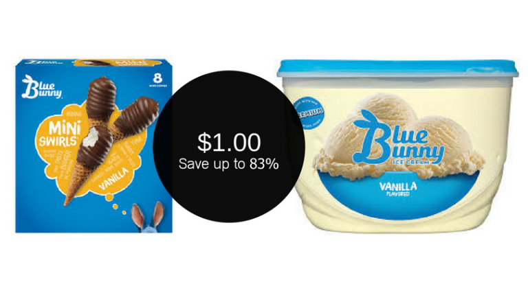Blue Bunny Ice Cream Coupons, Only $1.00 - Super Safeway