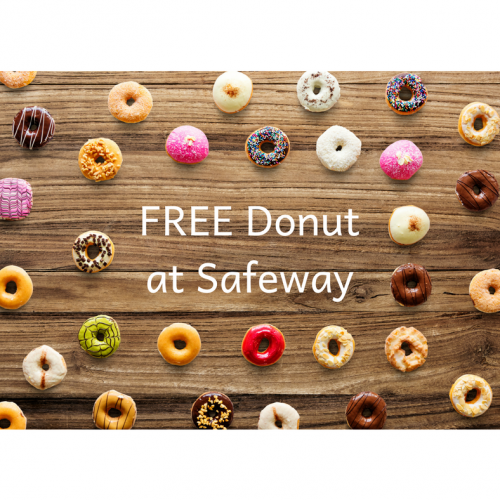 Free Donut at Safeway