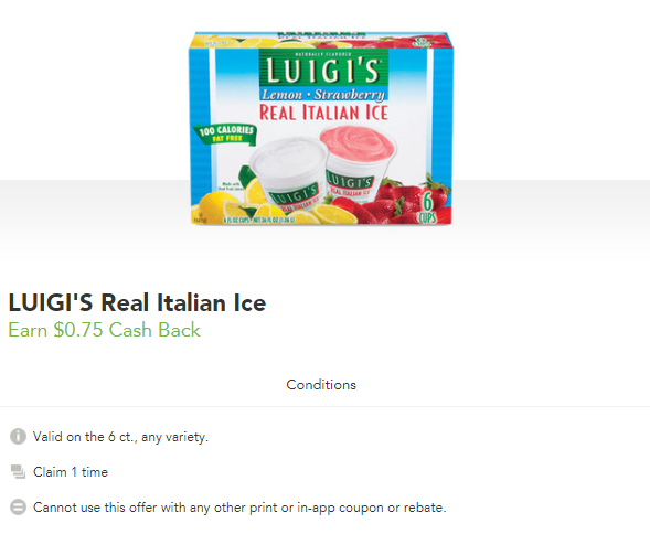 Luigi's Italian Ice Only $1.50 at Safeway ($0.25 Per Cup) - Super Safeway