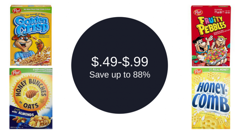 Post Cereal Coupon &amp; Sale, Only $0.49 - $0.99 - Super Safeway