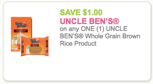 Uncle Ben's Rice Coupon