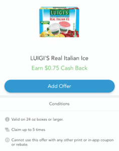 Luigi's Italian Ice Only $1.75 at Safeway ($.29 Per Cup) - Super Safeway