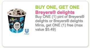 Breyer's Delights Coupon