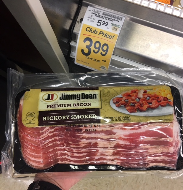 Jimmy Dean Bacon shelf