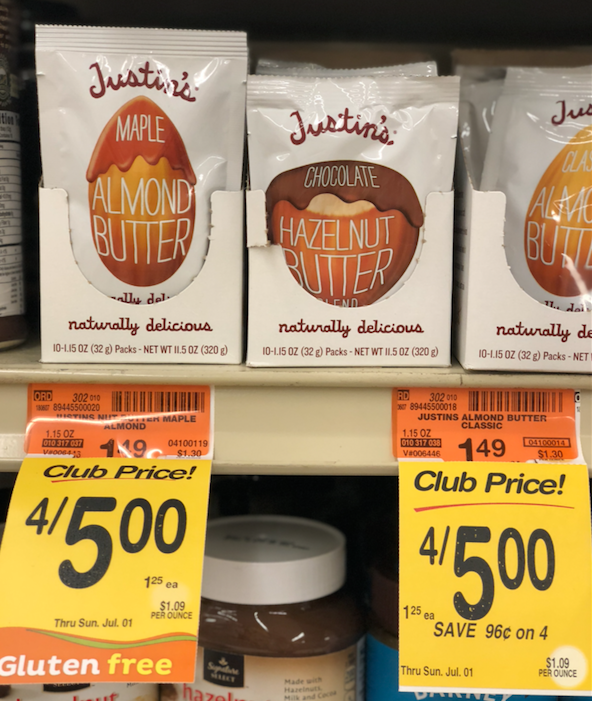Justin's nut butters