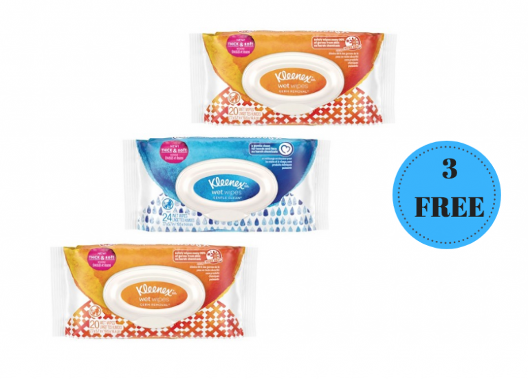 3 FREE Kleenex Wet Wipes and Facial Tissues Only 66¢ a Box at Safeway ...