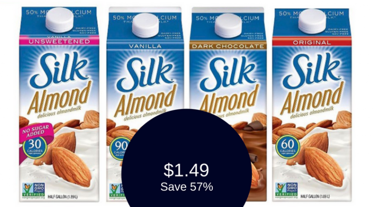 Silk Almondmilk Coupon &amp; Sale, Only $1.49 - Super Safeway
