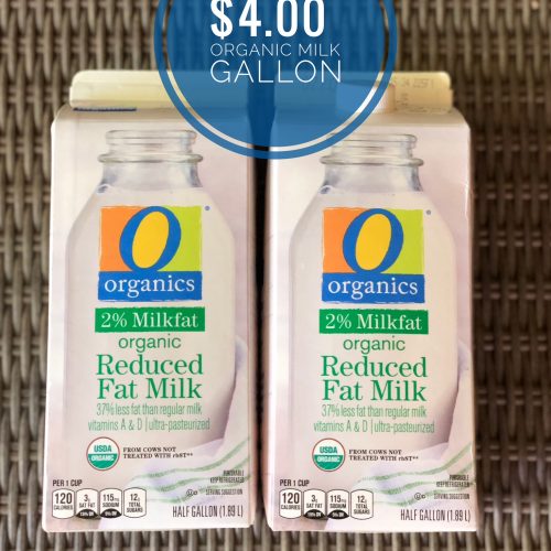 organic milk gallon