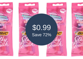 BIC Silky Touch Razors for $0.99 – Perfect for Donations & Bikini Season