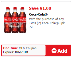 Coca cola bottle coupon