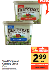 Country Crock Spread Only $1.99 at Safeway - Save 43% - Super Safeway