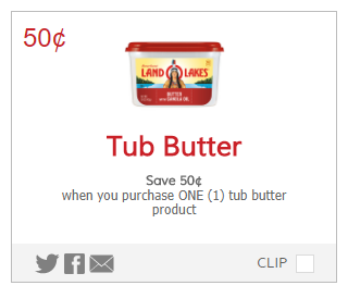 LOL tub butter coupon