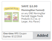 MorningStar Farms Coupons