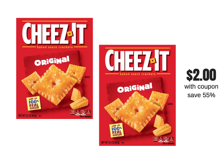 Cheez-it baked crackers coupon