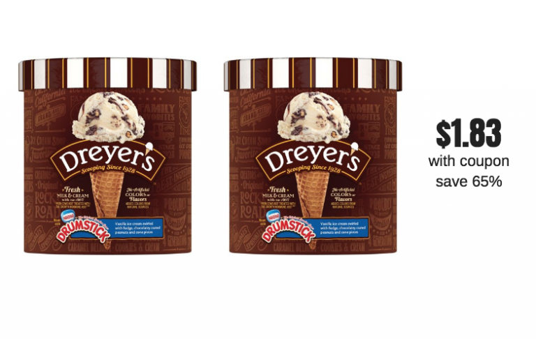 Get Dreyer's Ice Cream for Just $1.83 a Carton at Safeway With Coupon ...