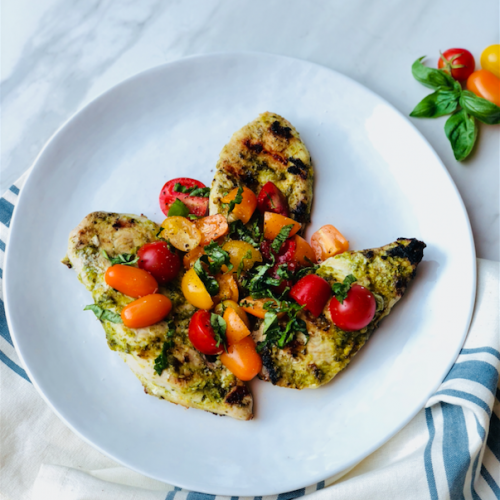 Grilled Pesto Chicken