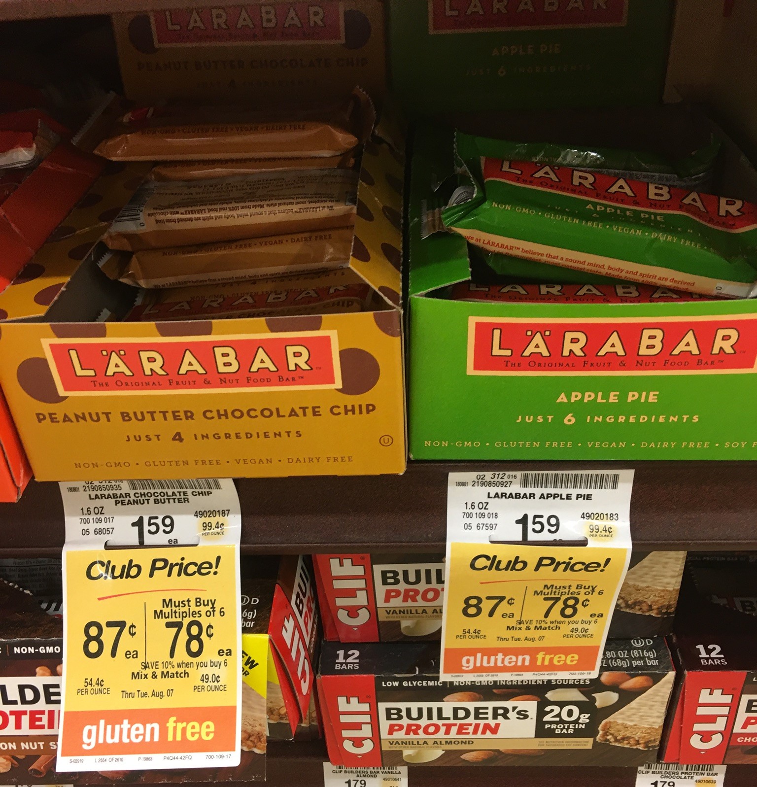 Larabar shelf