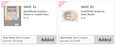 Smithfield Ham Coupons