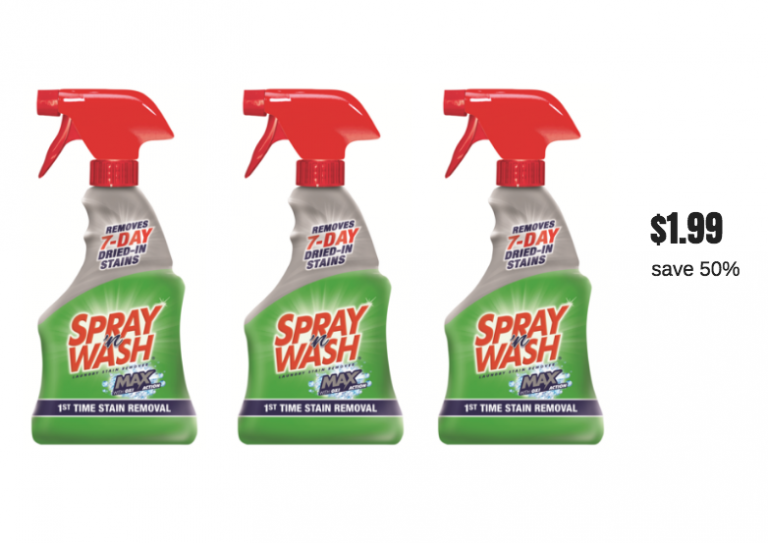 Get Spray 'n Wash Stain Remover Spray for Just 1.99 With Sale and