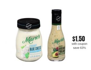 Marie's Salad Dressing Just $1.50 With Coupon (Reg. $3.99) at Safeway ...