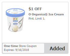 O Organics Ice Cream