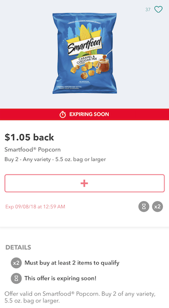 SmartFood Popcorn Coupon