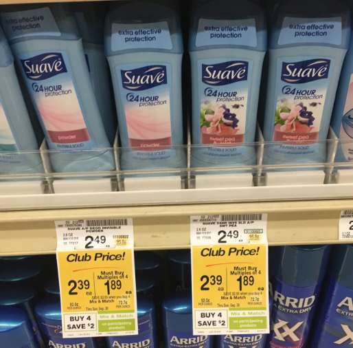 NEW Suave Deodorant Coupon Only 0 89 Super Safeway