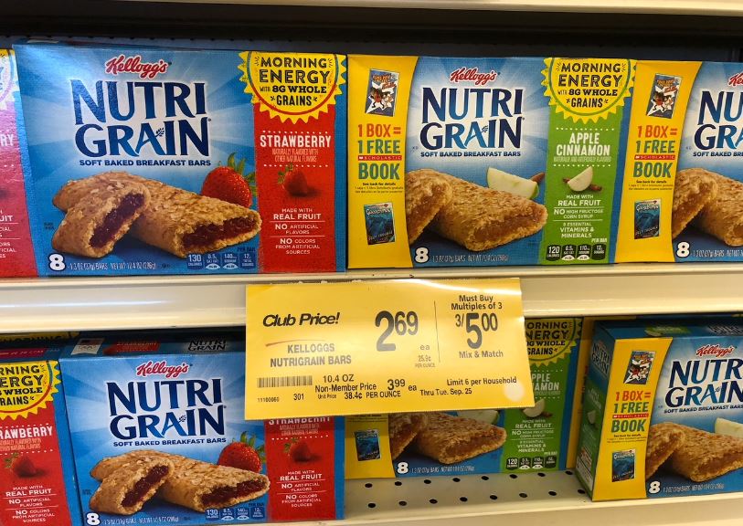 nutri-grain bars