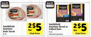smithfield ham sale at safeway