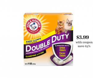 Arm &amp; Hammer Cat Litter $3.99 with Coupon - Super Safeway