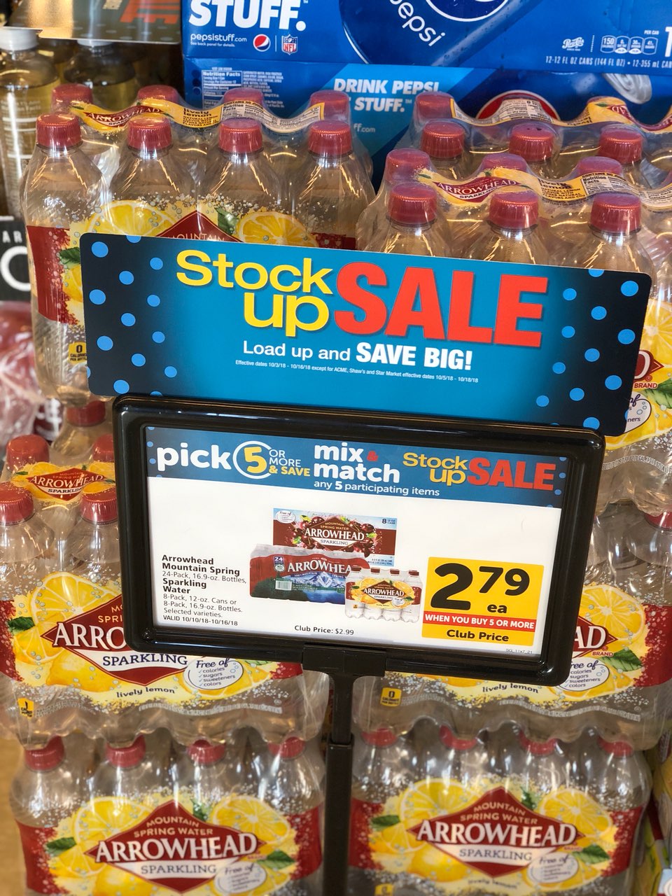 Arrowhead Sparkling 8 Packs Just $1.79 With Coupon ($.22 each) - Super ...