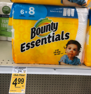 Bounty Paper Towel Coupon = $3.99 - Super Safeway