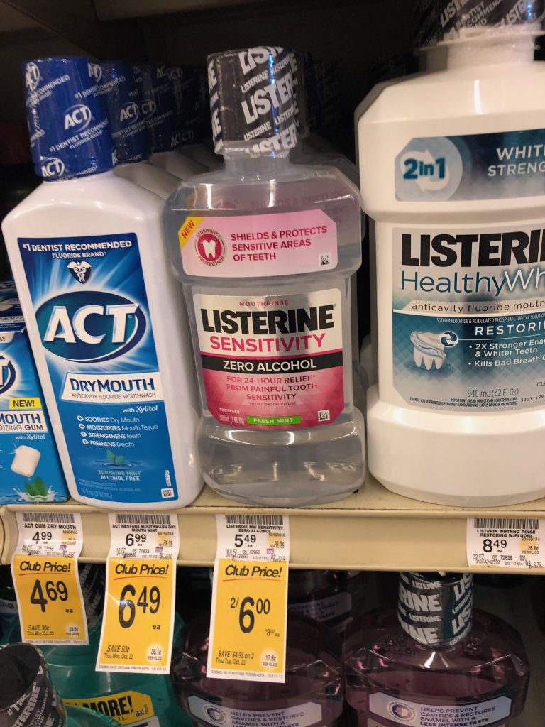 Listerine Sensitvity Mouthwash