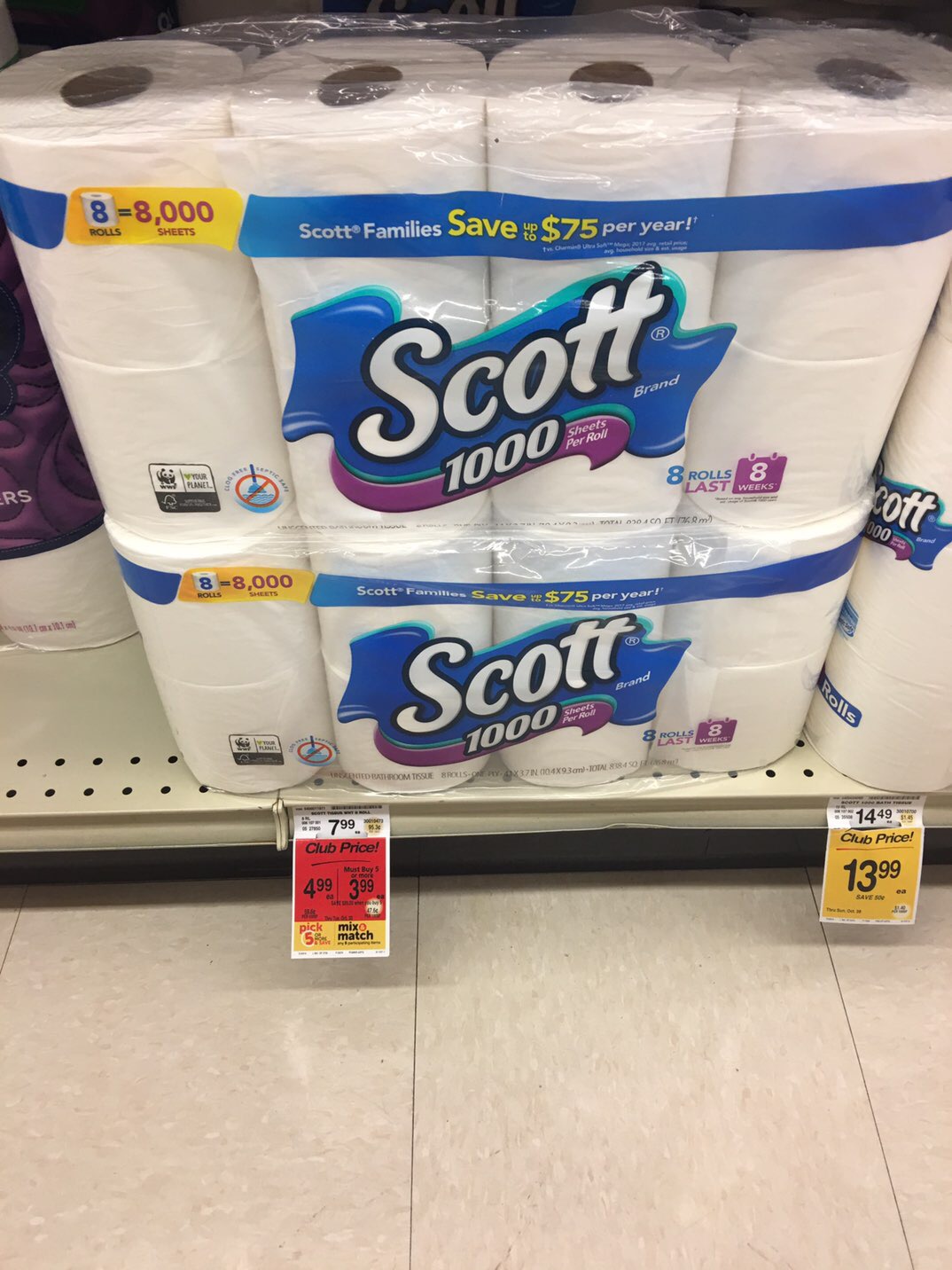 Scott bath tissue