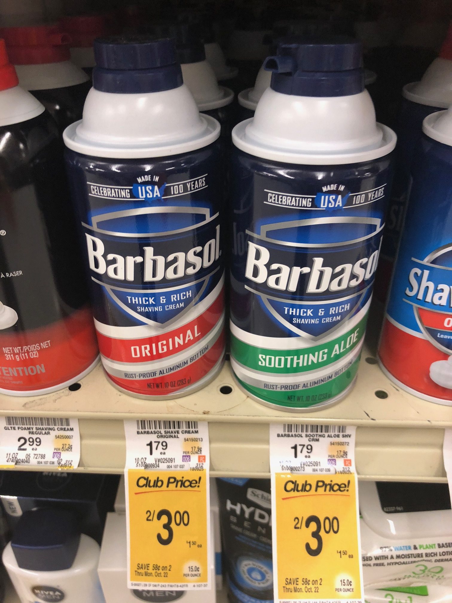 Barbasol Shave Cream Just $1.00 and Pure Silk Shave Cream $2.00 with ...