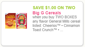 general mills cereal coupon