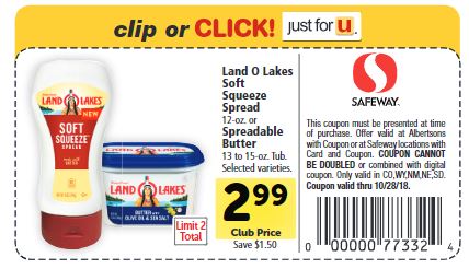 land o lakes butter spread