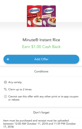 minute instant rice coupon