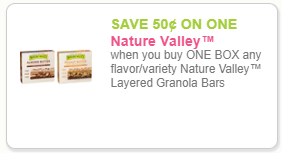nature valley layered nut bars coupon