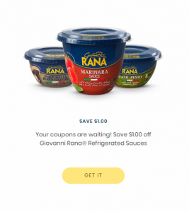 Giovanni Rana Sauce for $2.00 Each - Super Safeway