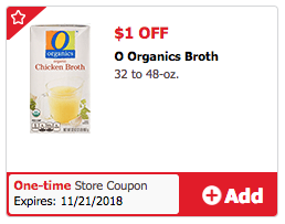 O Organics Broth Coupon