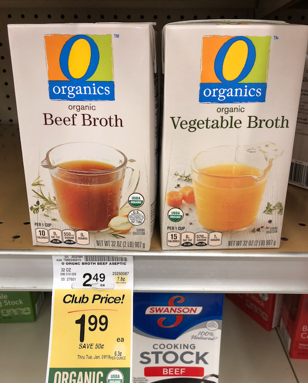 O Organics Broth Sale