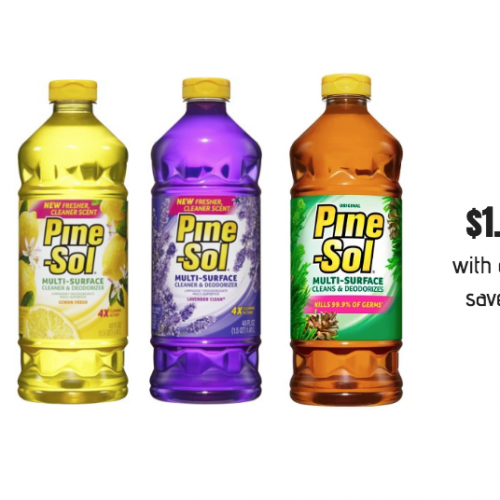 Pine-Sol Coupon and Sale