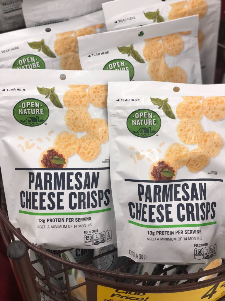 Open Nature Parmesan Cheese Crisps 2.24 at Safeway Super Safeway