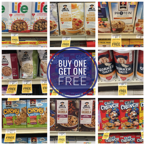Quaker Buy One Get One Free Sale at Safeway