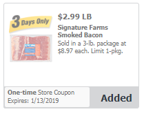 Bacon coupon