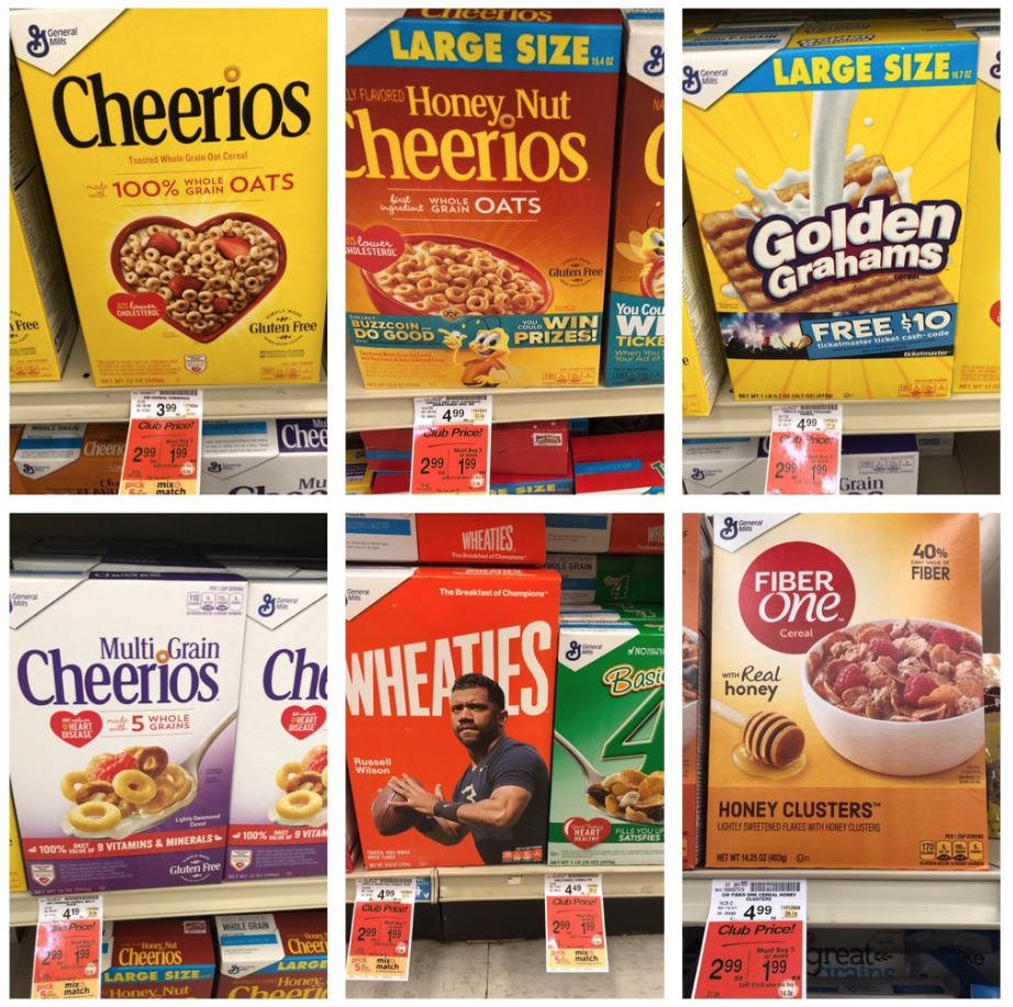 General Mills Cereals on Sale