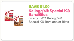 Special K Bars Coupon