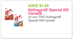 Special K Cereal Coupons