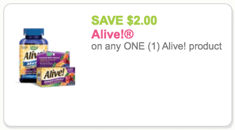 Nature's Way Alive! Multi-Vitamin Coupon and Sale at Safeway - Super ...